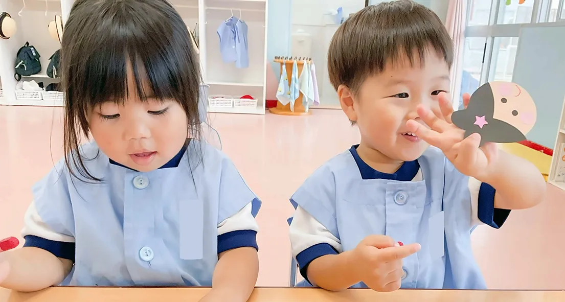 福岡市東区の幼稚園ツルタみとま幼稚園の２歳児