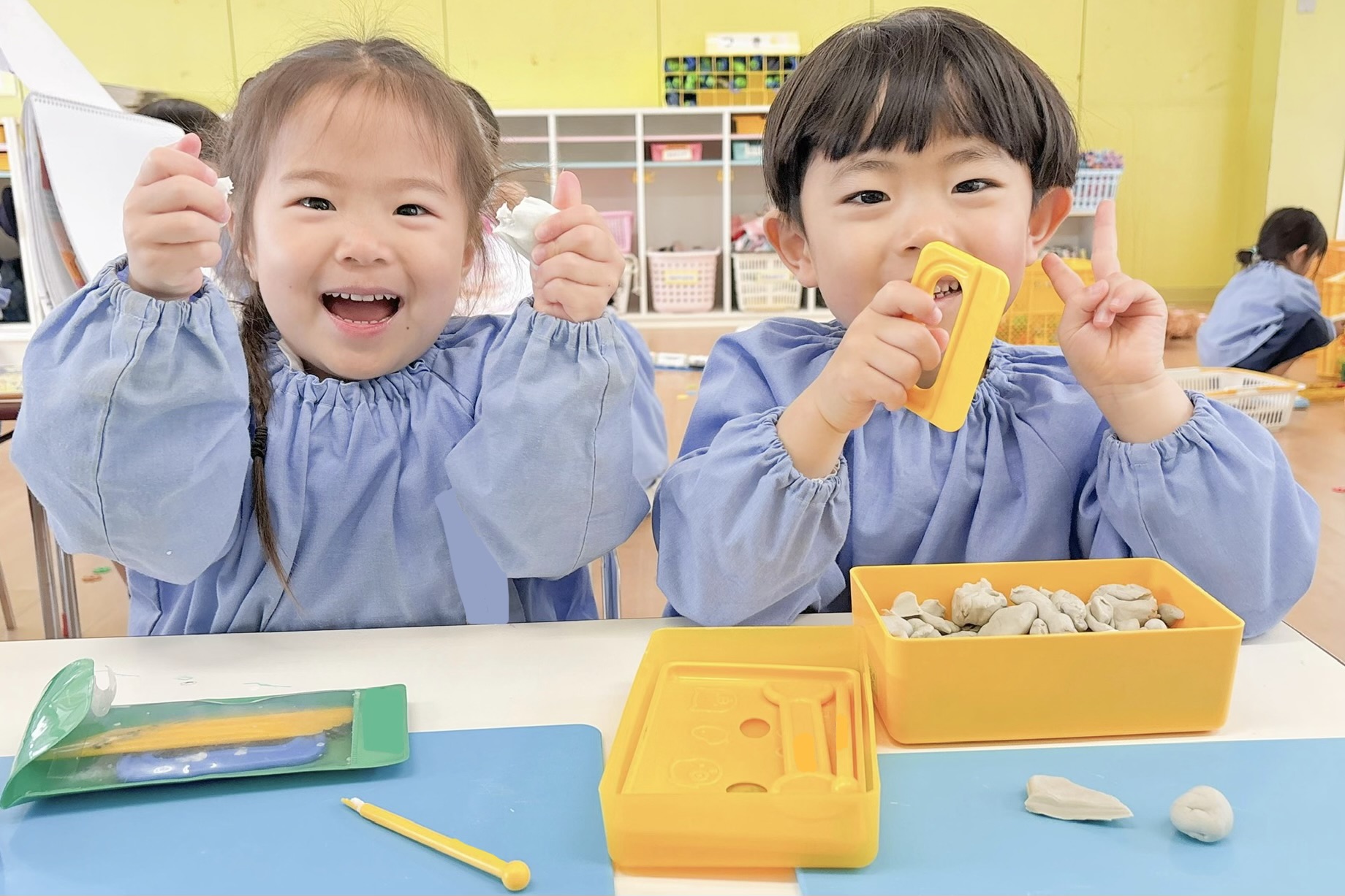 幼稚園が始まりました。